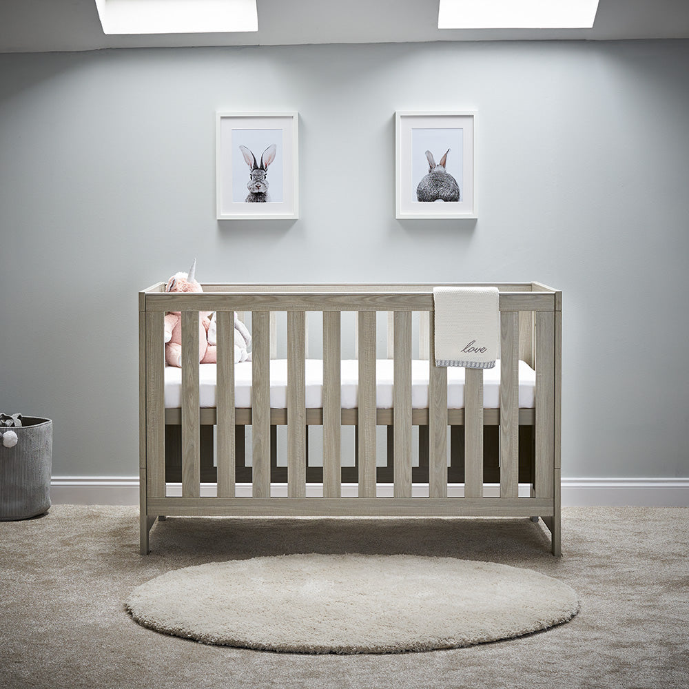 OBABY Nika 2 Piece Room Set - Grey Wash, Grey Wash with White & White Wash