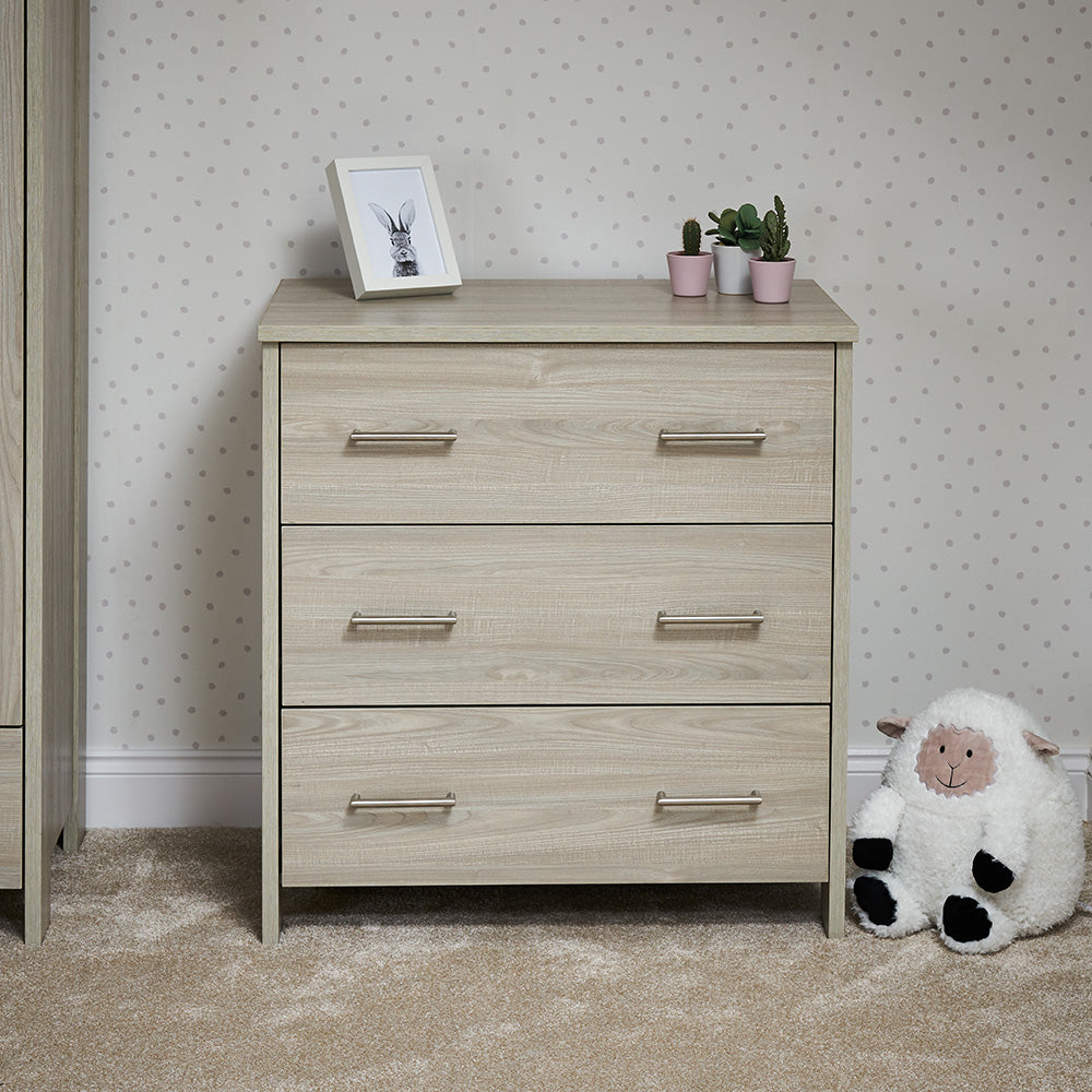 OBABY Nika 2 Piece Room Set - Grey Wash, Grey Wash with White & White Wash