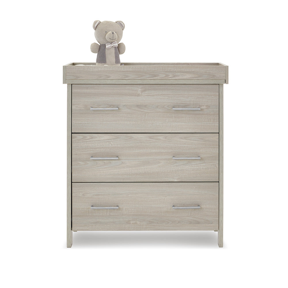OBABY Nika 2 Piece Room Set - Grey Wash, Grey Wash with White & White Wash