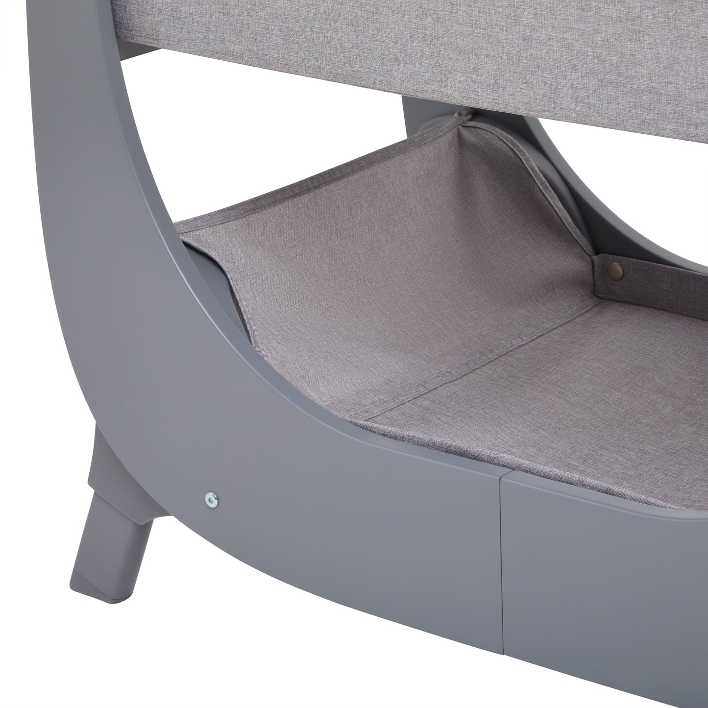 Shnuggle Air Lite Bedside Crib Adjustable Height baby Bed with Mattress