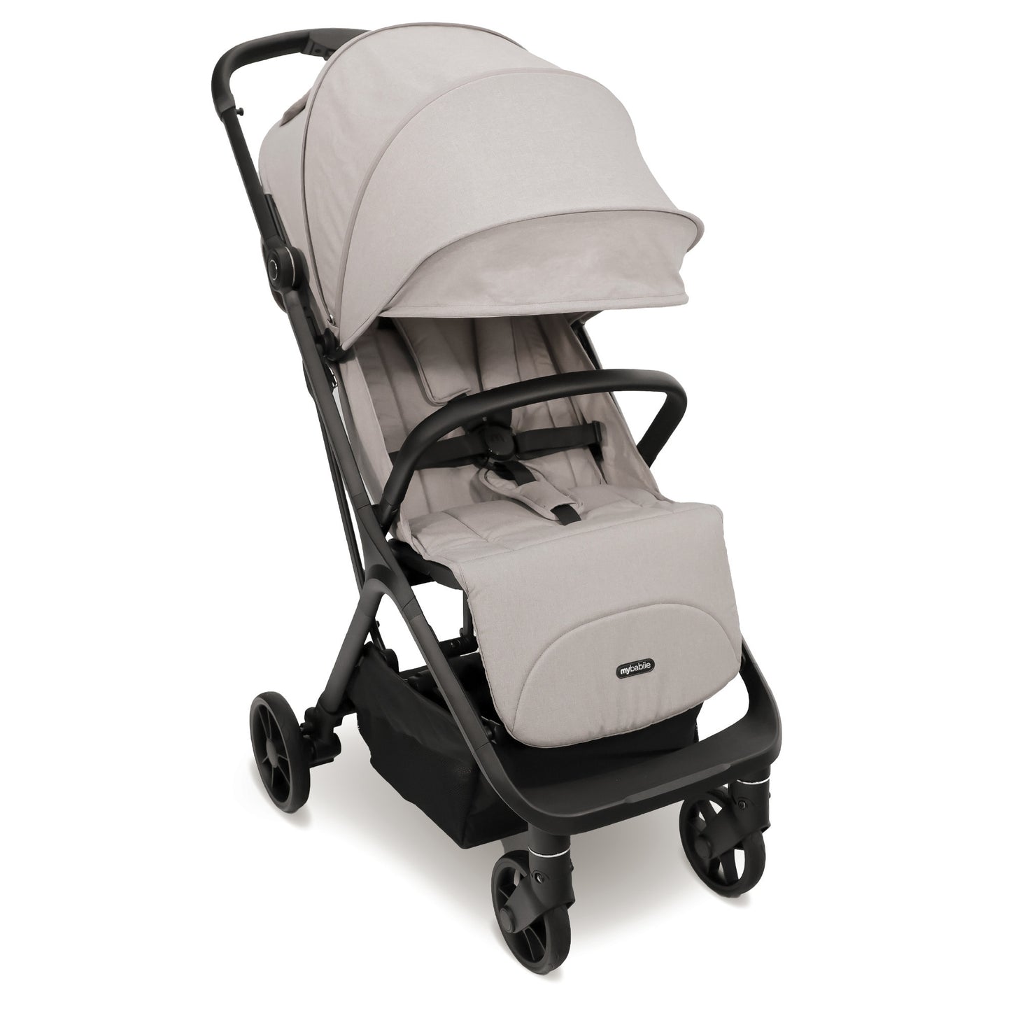 MY BABIIE MBX7 Plus Auto-Fold Stroller - Forest Green, Camel, Black