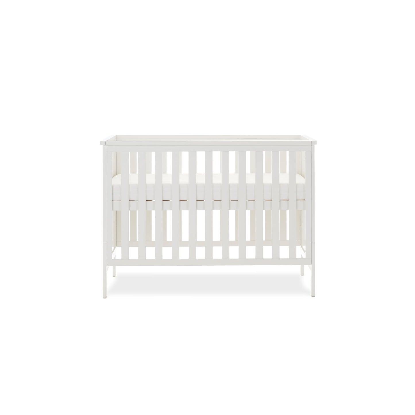 OBABY Evie Mini Cot Bed - Available in White or Cashmere
