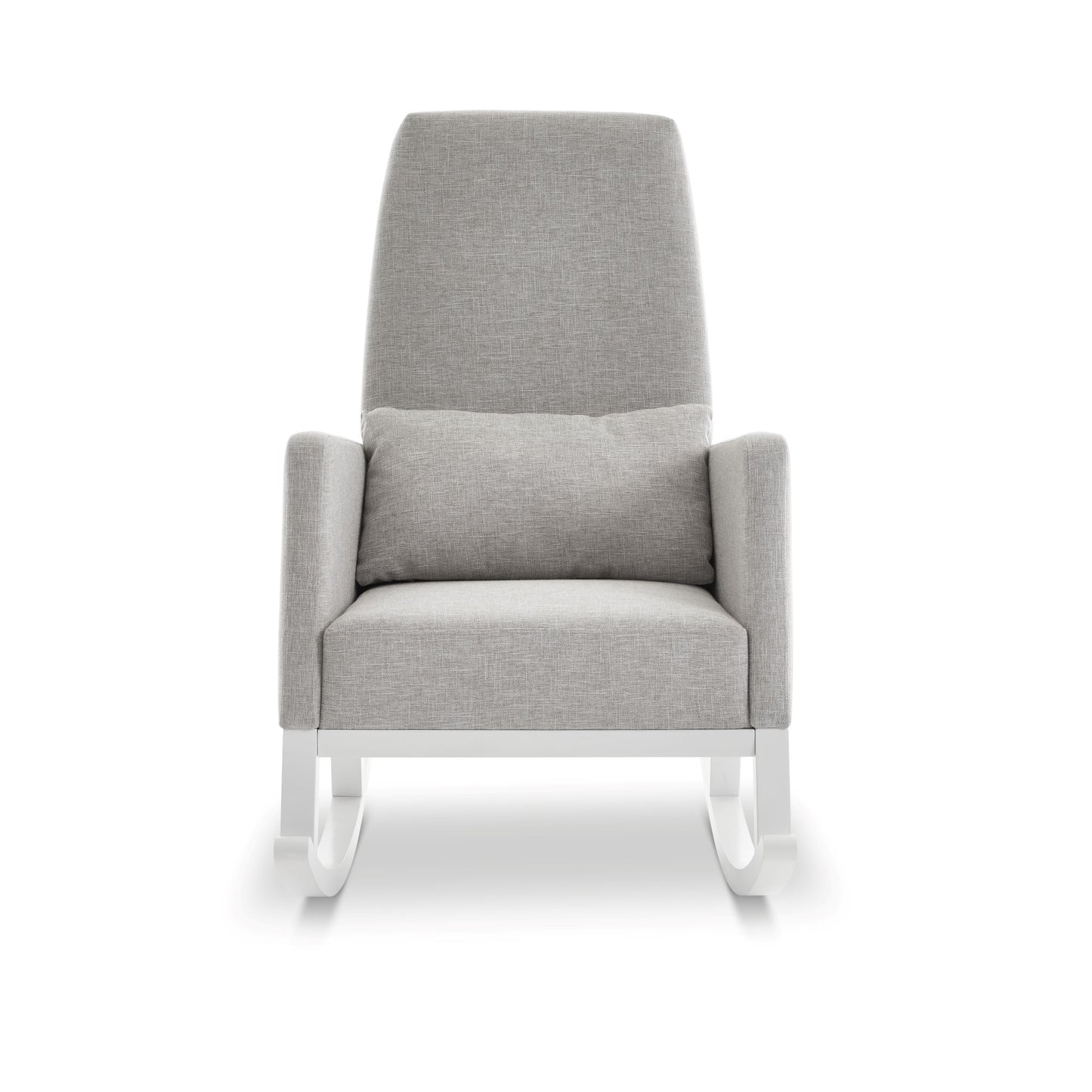 OBABY High Back Rocking Chair - Stone &  Oatmeal
