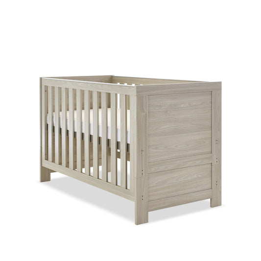 OBABY Nika Cot Bed - Available in Grey Wash, Grey Wash & White, Oatmeal, White Wash and Oak