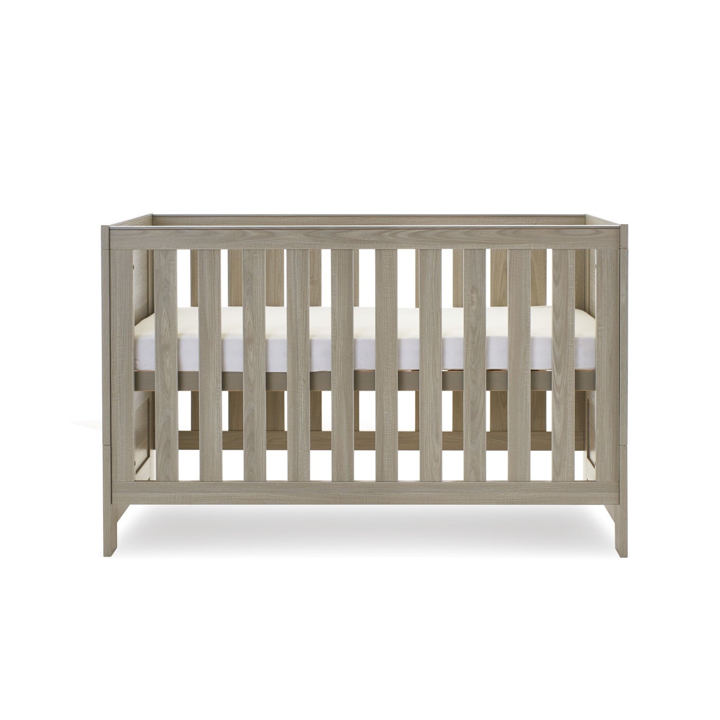 OBABY Nika Cot Bed - Available in Grey Wash, Grey Wash & White, Oatmeal, White Wash and Oak