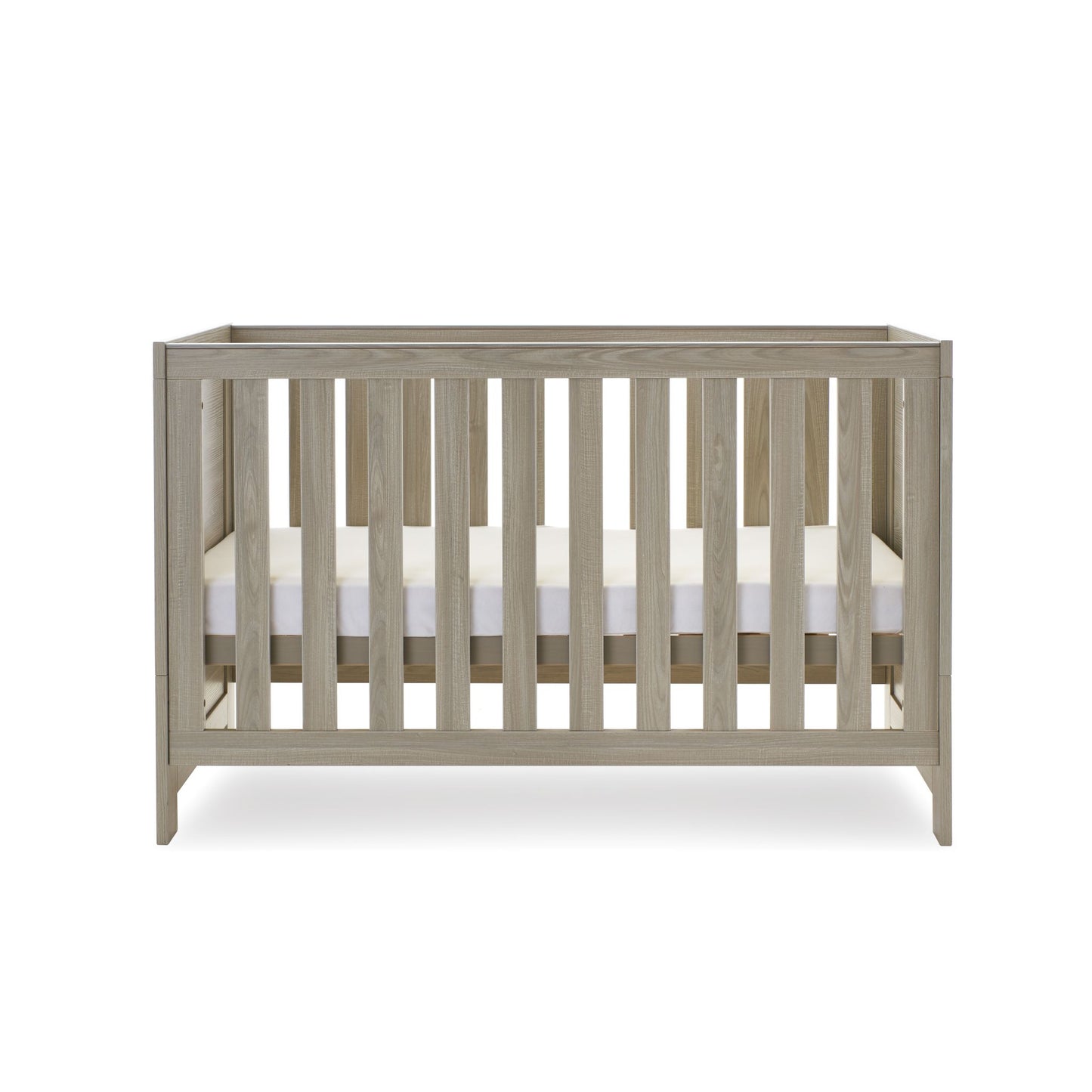 OBABY Nika Cot Bed - Available in Grey Wash, Grey Wash & White, Oatmeal, White Wash and Oak