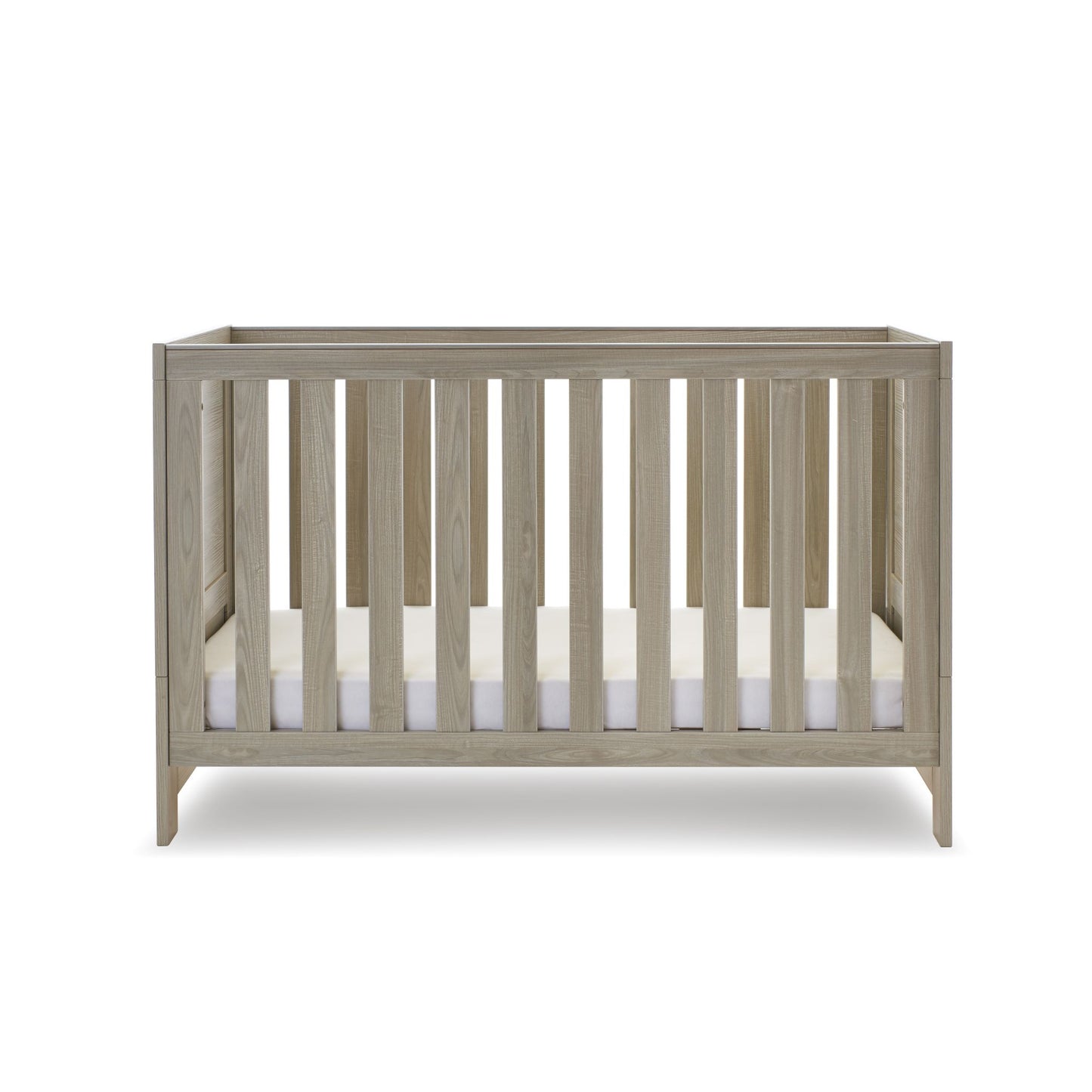 OBABY Nika Cot Bed - Available in Grey Wash, Grey Wash & White, Oatmeal, White Wash and Oak