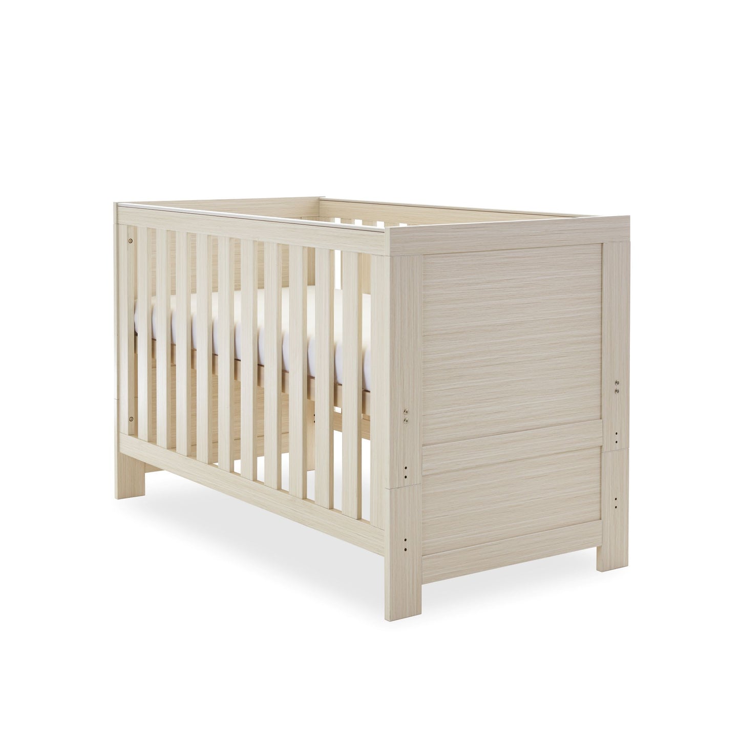 OBABY Nika Cot Bed - Available in Grey Wash, Grey Wash & White, Oatmeal, White Wash and Oak
