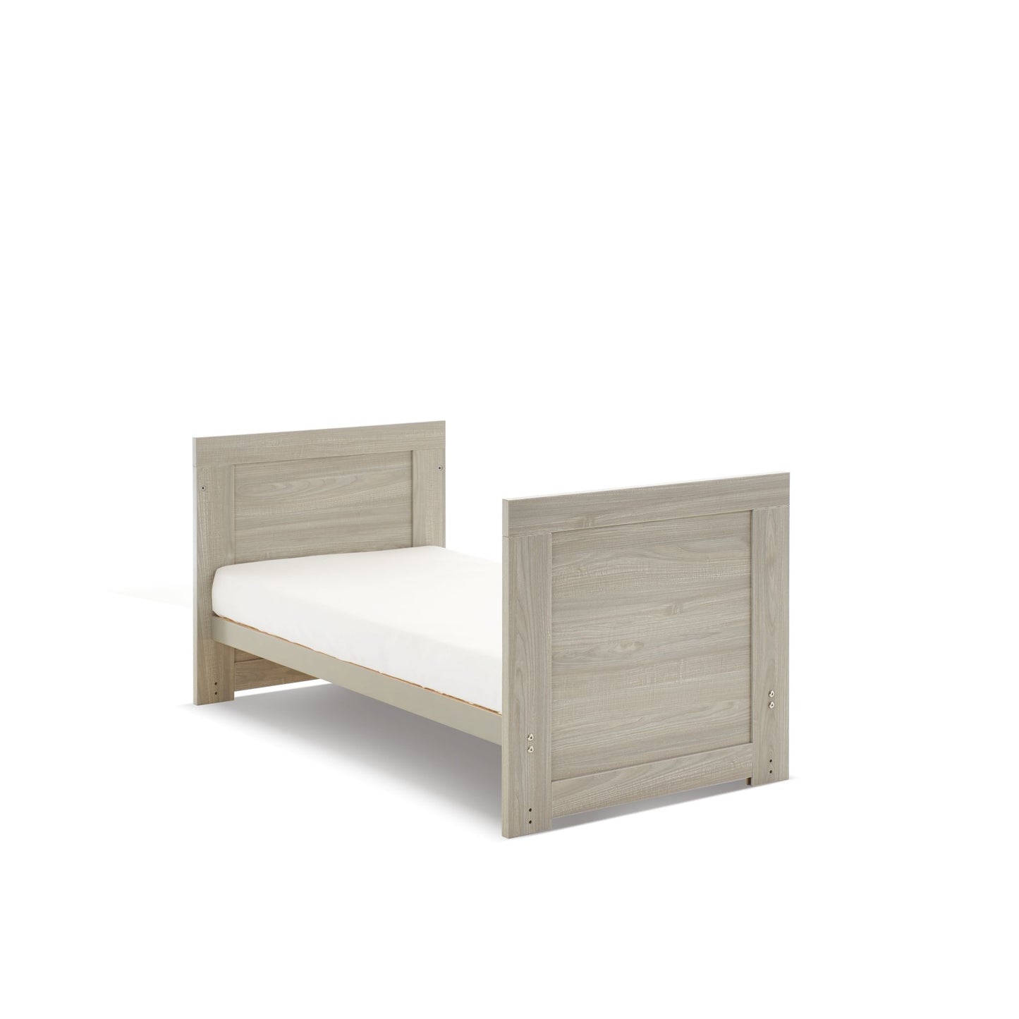 OBABY Nika Mini Cot Bed - available in Grey Wash, Grey & White Wash, and White Wash
