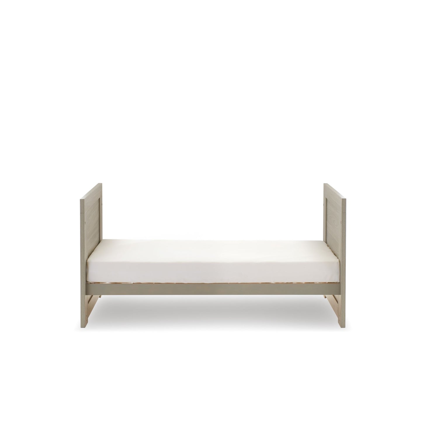 OBABY Nika Mini Cot Bed - available in Grey Wash, Grey & White Wash, and White Wash