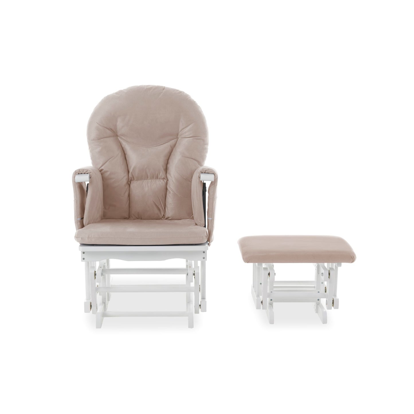 OBABY Reclining Glider Chair & Stool – Available in Grey & Sand