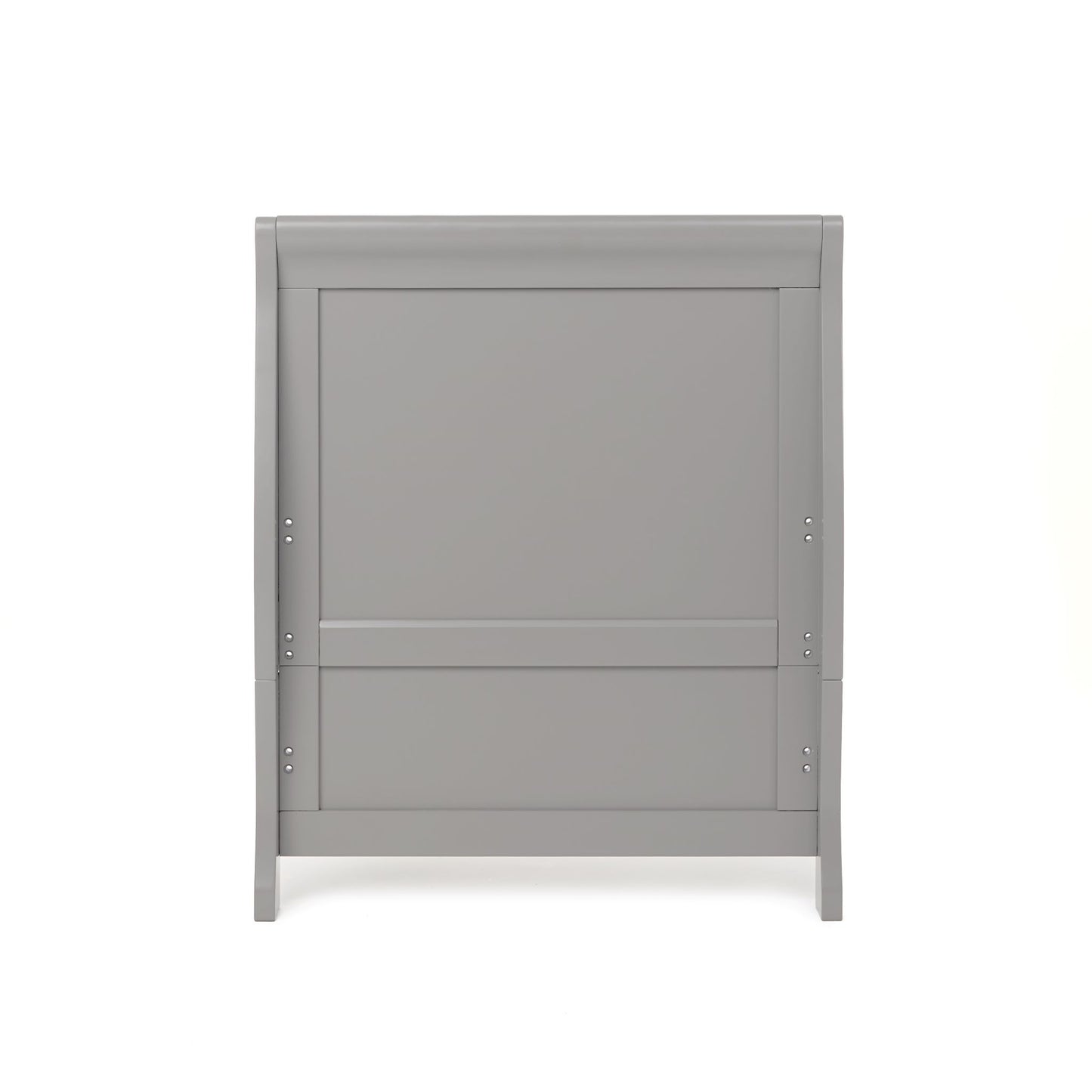 OBABY Stamford Classic Sleigh Cot Bed - available in Warm Grey and White