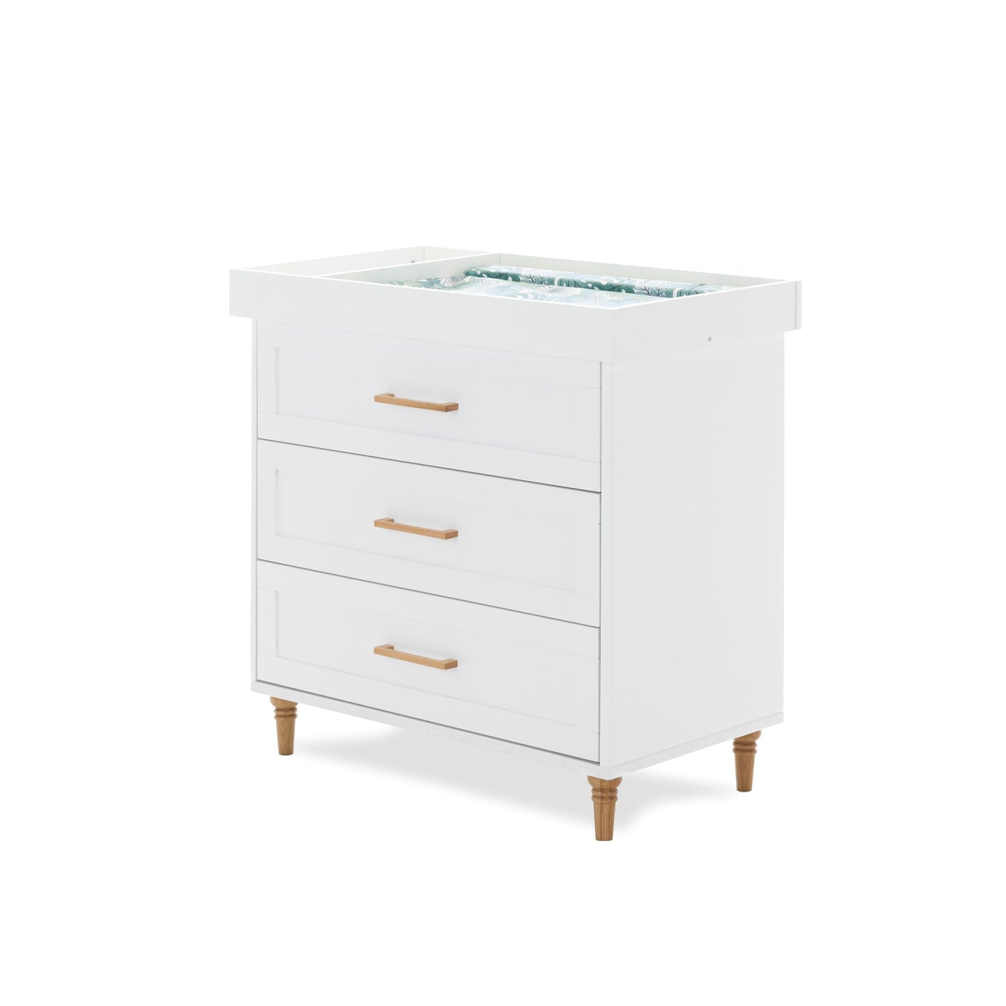 OBABY - Orla 3 Piece Room Set - White with Oak