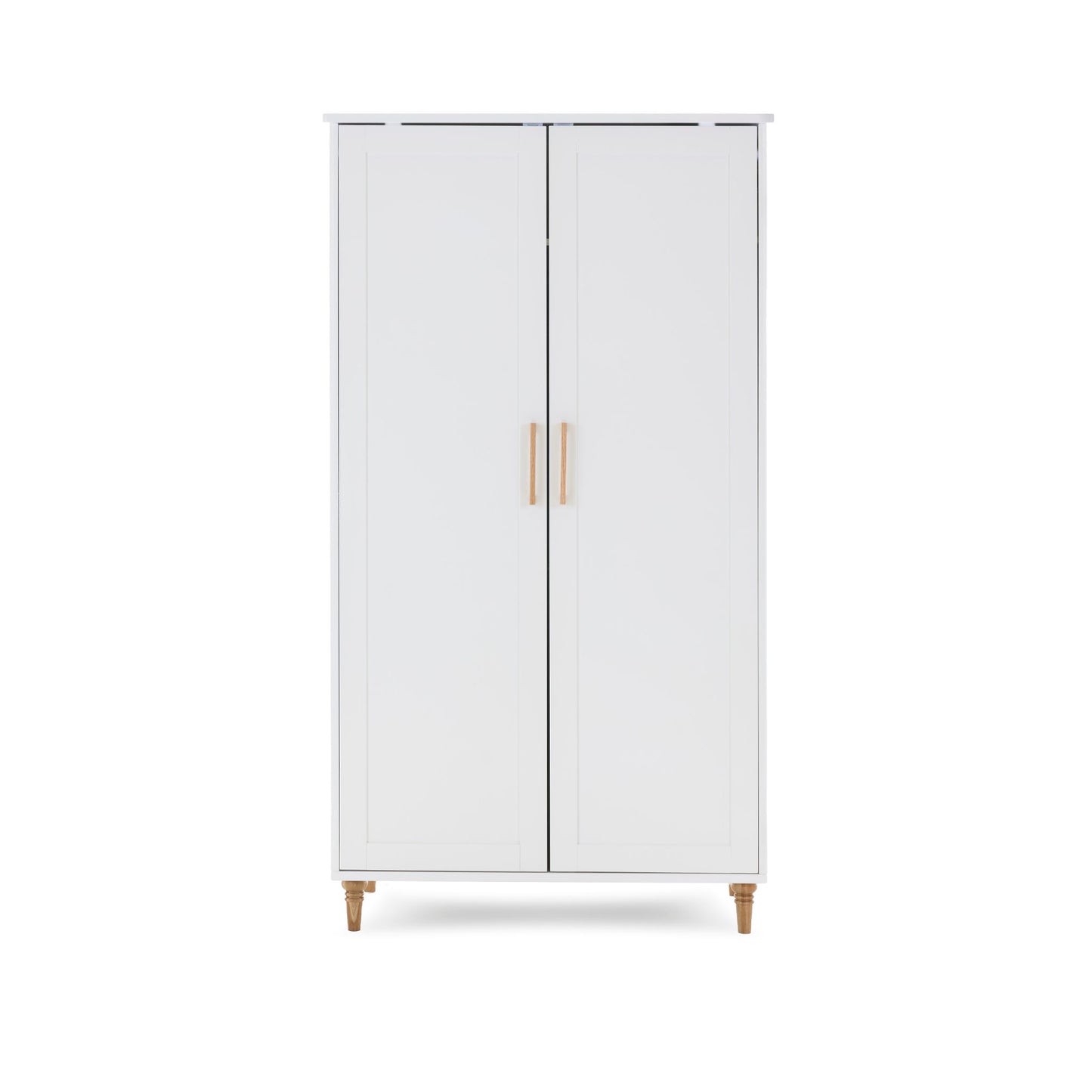 OBABY Orla Wardrobe - White with Oak