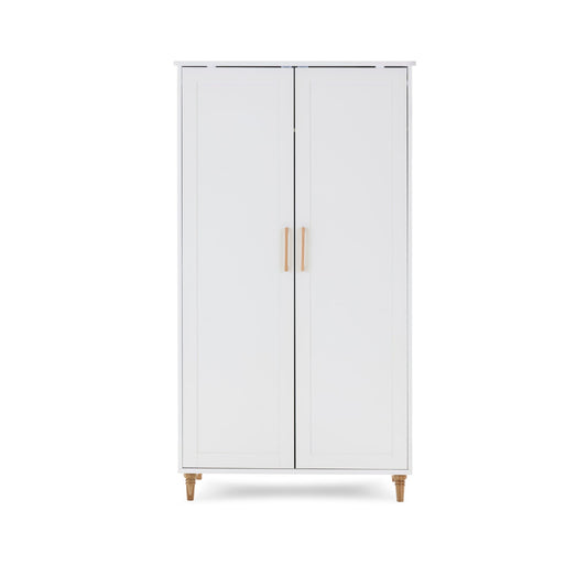 OBABY Orla Wardrobe - White with Oak