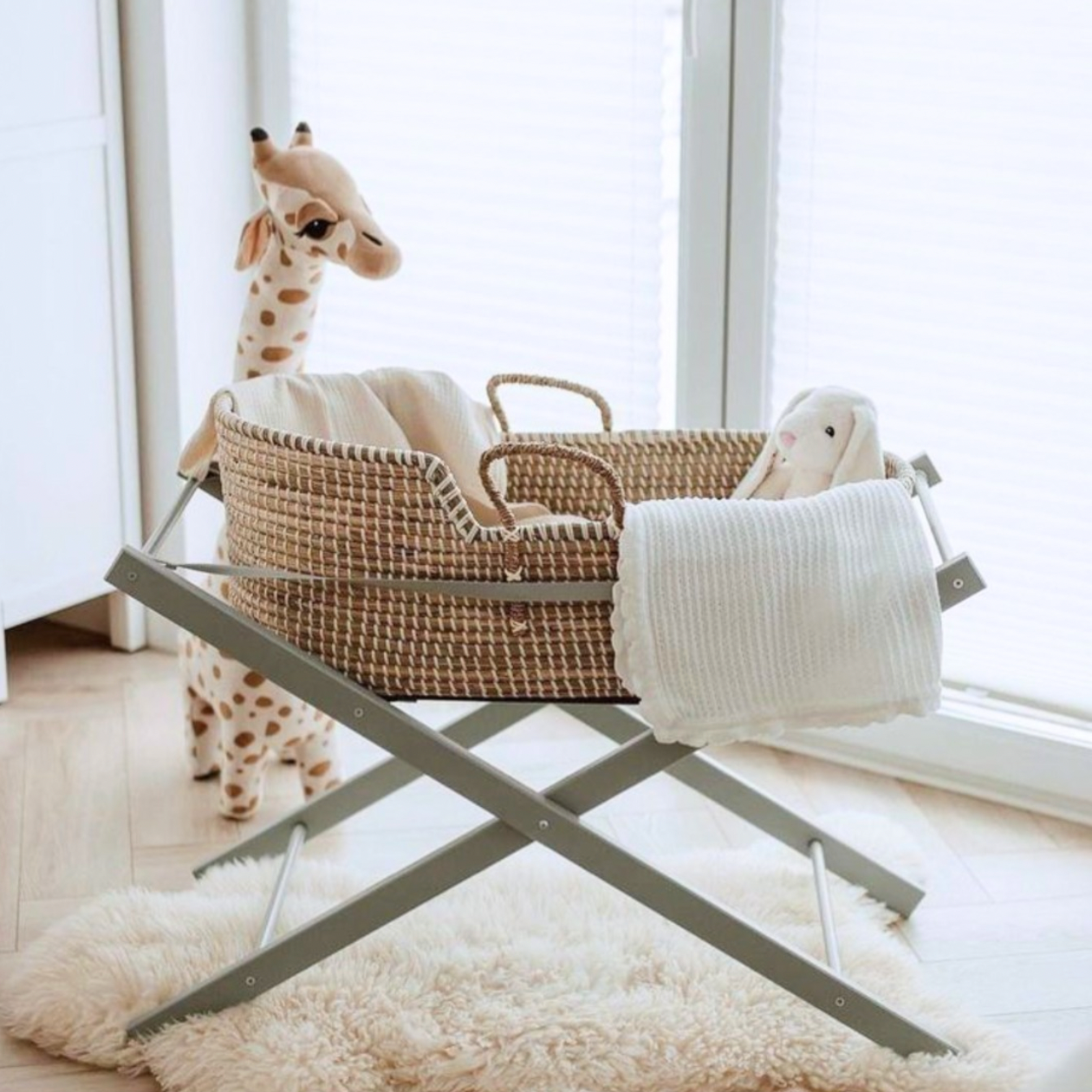 Mokee - Moses Basket Stand for WoolNest & Seagrass Moses Baskets