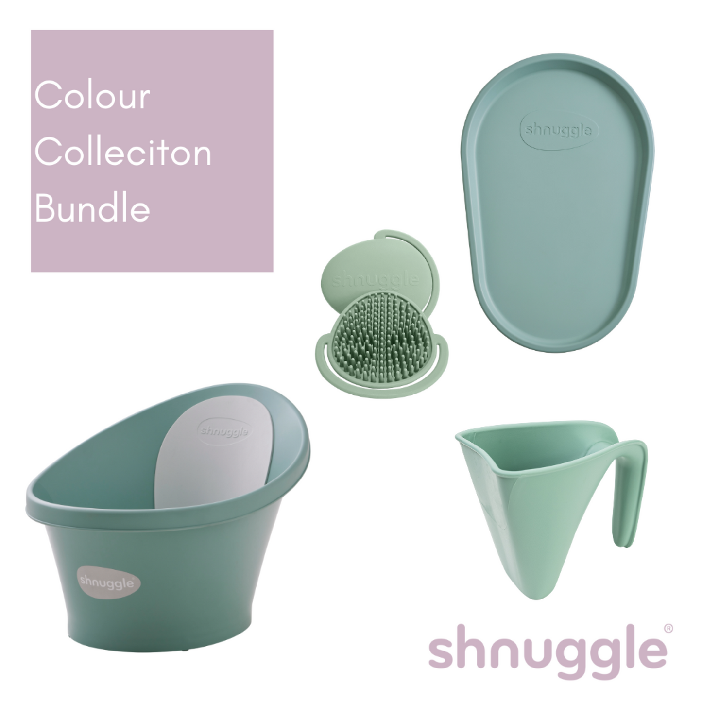 Shnuggle Baby Bath Cuddle Collection Bundle