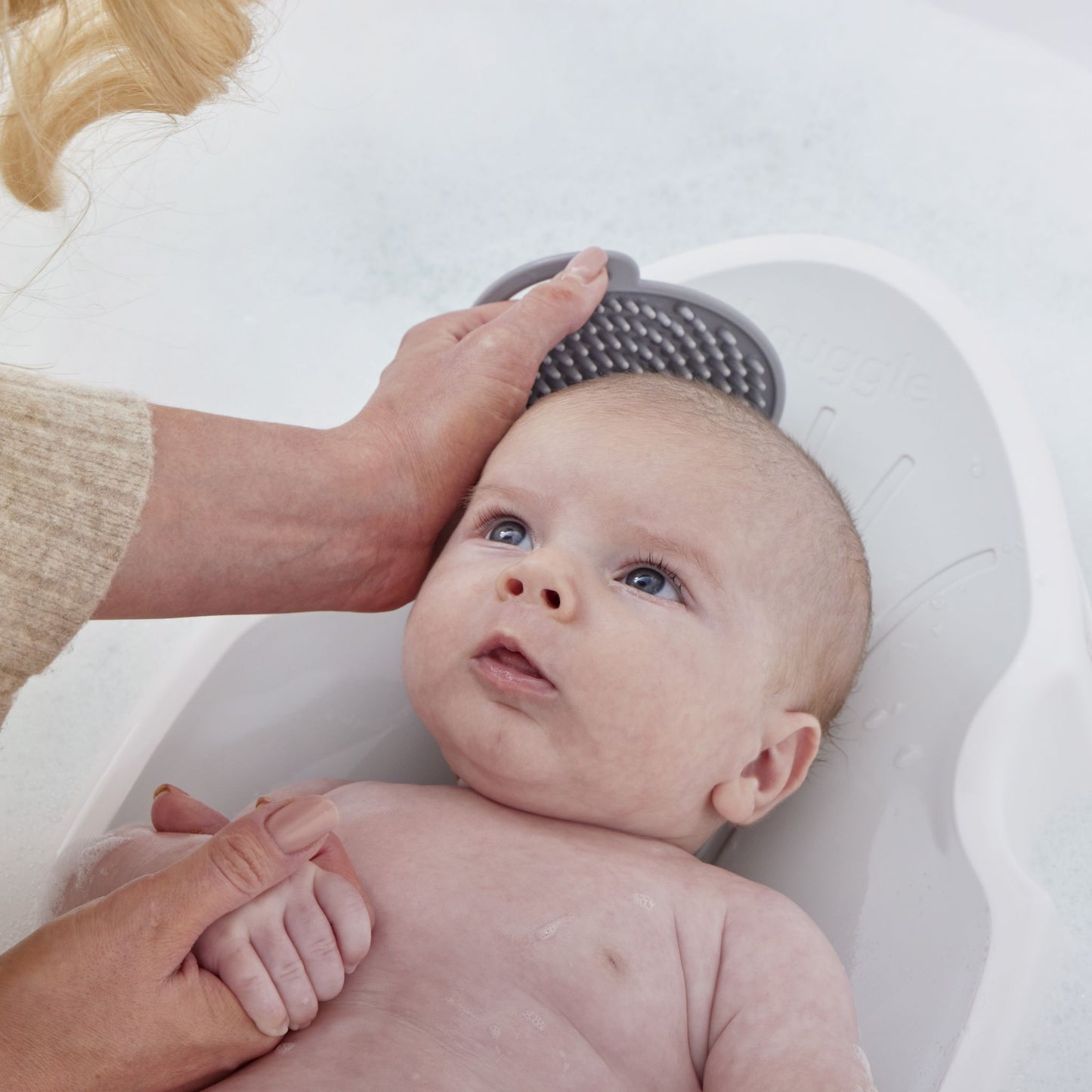 Shnuggle Newborn Baby Bath Support, Ergonomic, Non-Slip & Quick-Dry, From 0-6 months