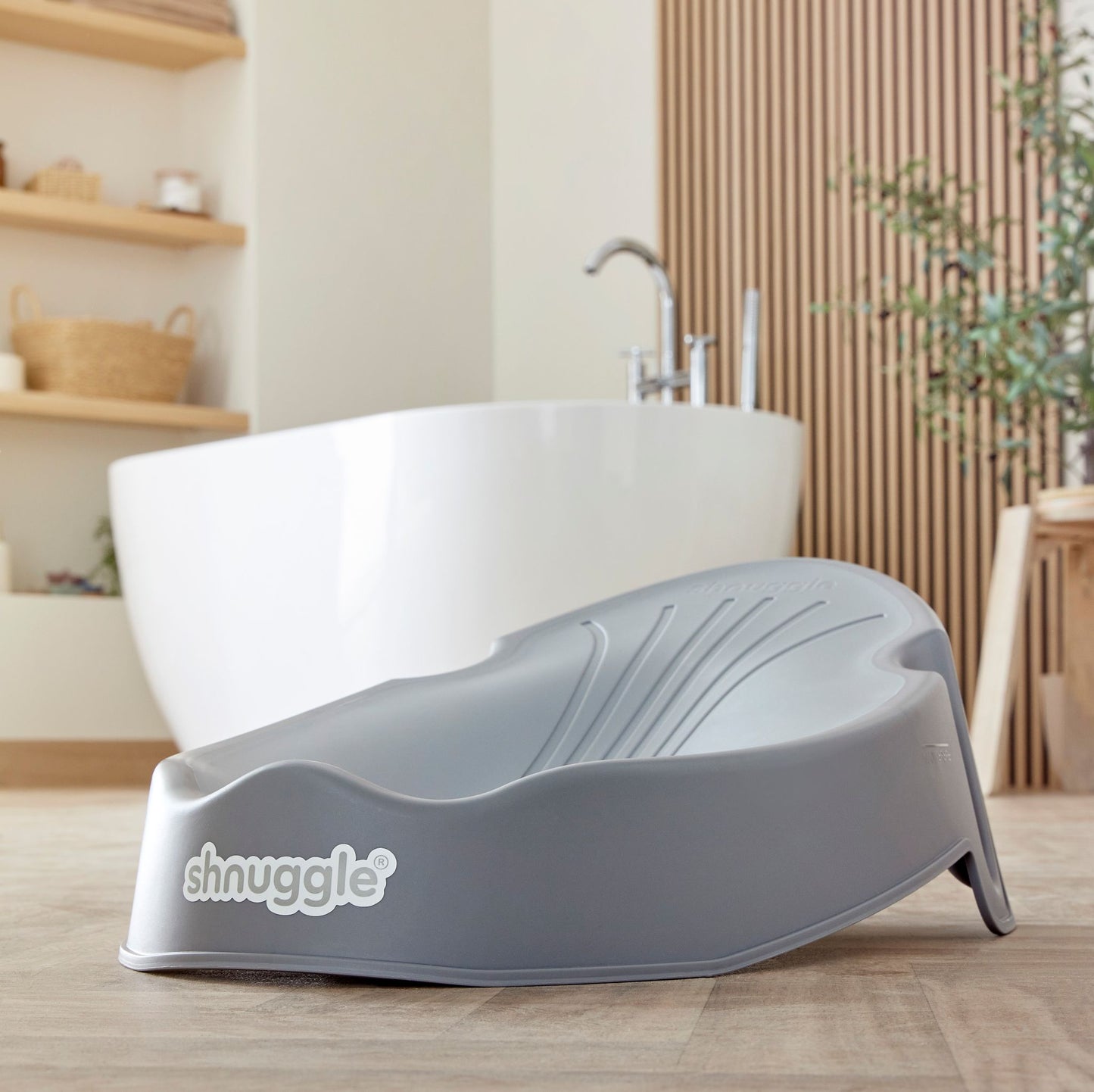 Shnuggle Newborn Baby Bath Support, Ergonomic, Non-Slip & Quick-Dry, From 0-6 months