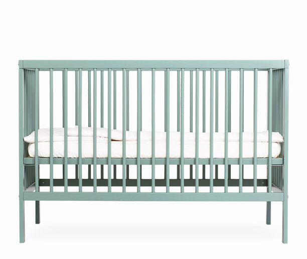 Mokee Mini Cot Bed in Stone Teal