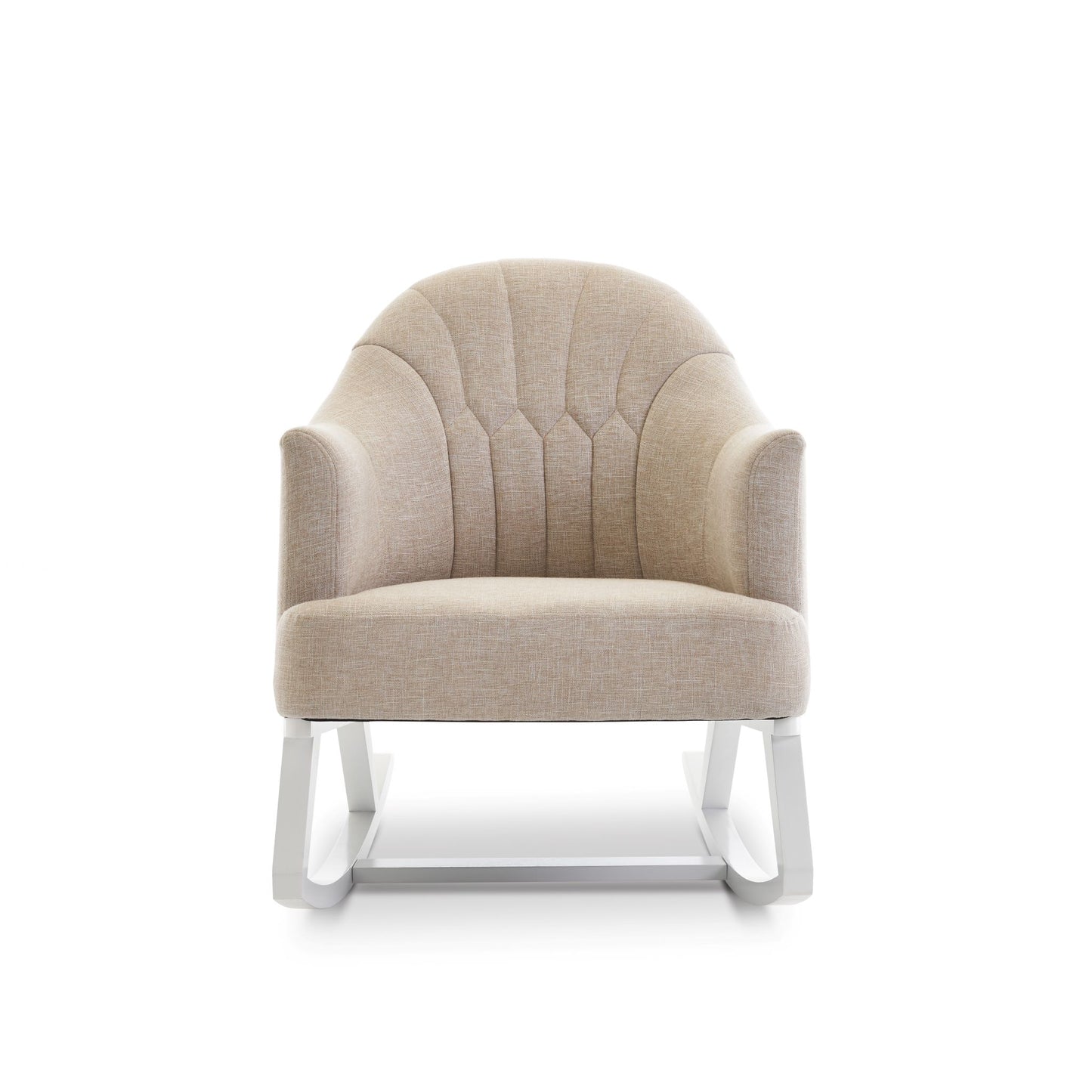 OBABY Round Back Rocking Chair - Oatmeal
