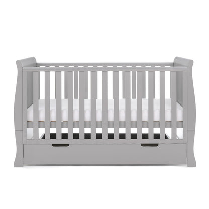 Obaby - Stamford Classic Sleigh 2 Piece Room Set - Warm Grey & White