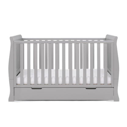 Obaby - Stamford Classic Sleigh 2 Piece Room Set - Warm Grey & White