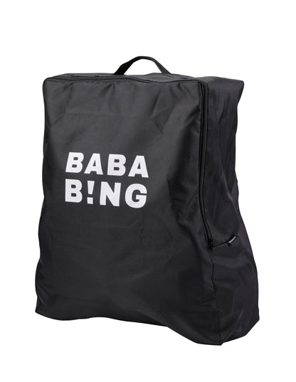 Bababing Auto Fold Compact Stroller - Minky & Black