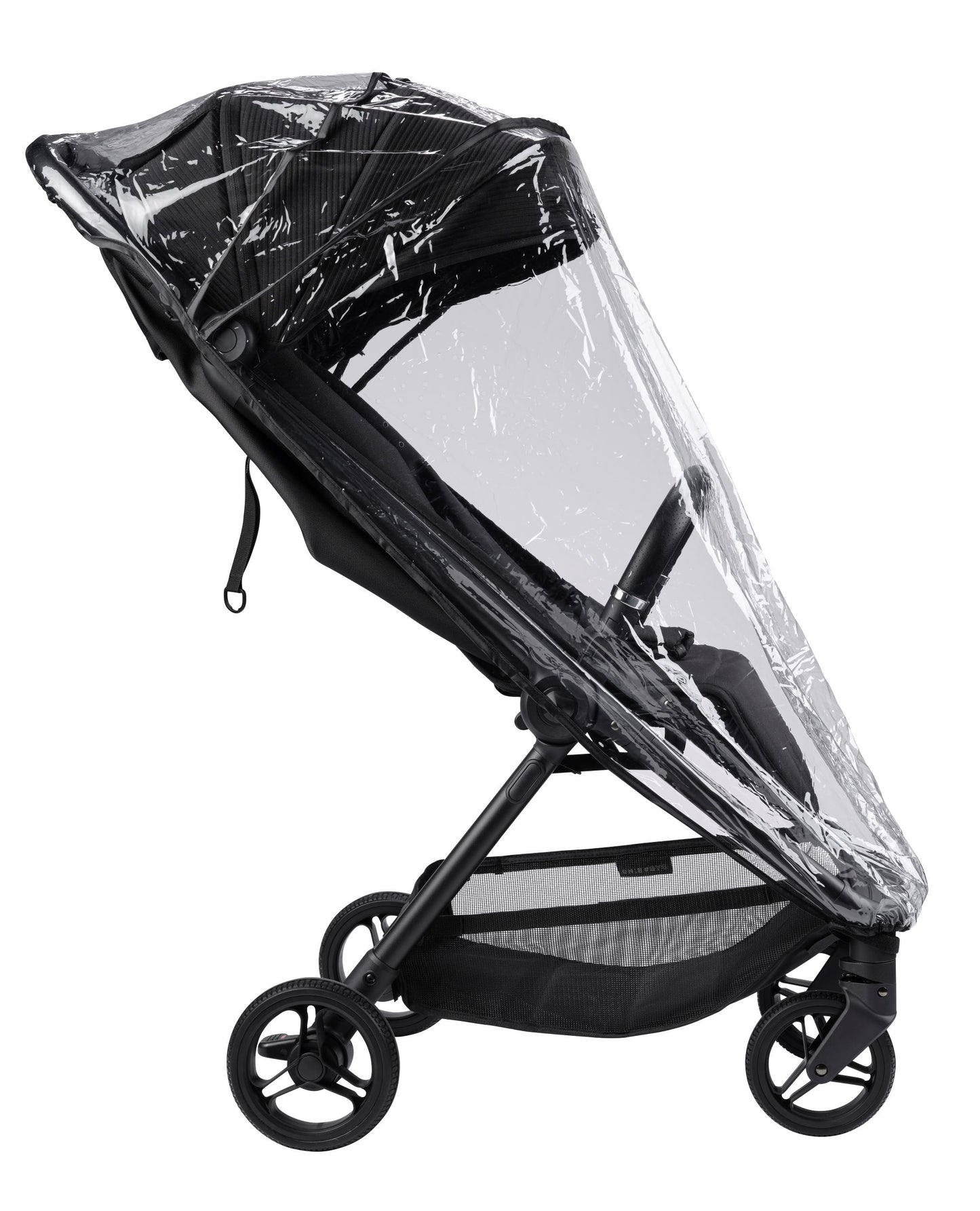 Bababing Auto Fold Compact Stroller - Minky & Black