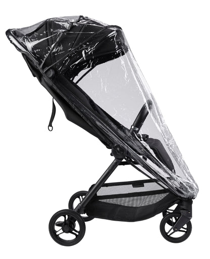 Bababing Auto Fold Compact Stroller - Minky & Black