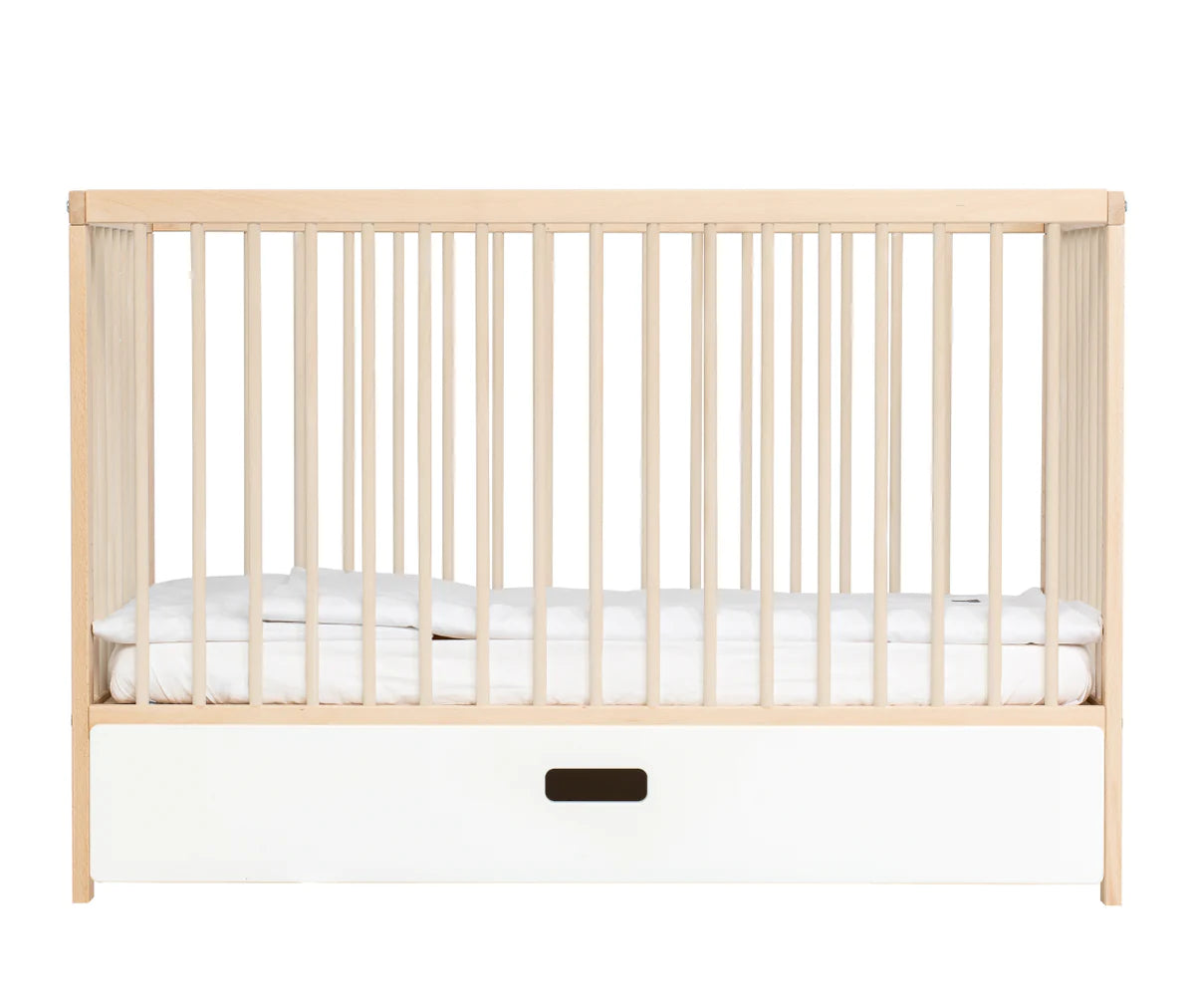 Mokee Mini Cot Bed in Beech