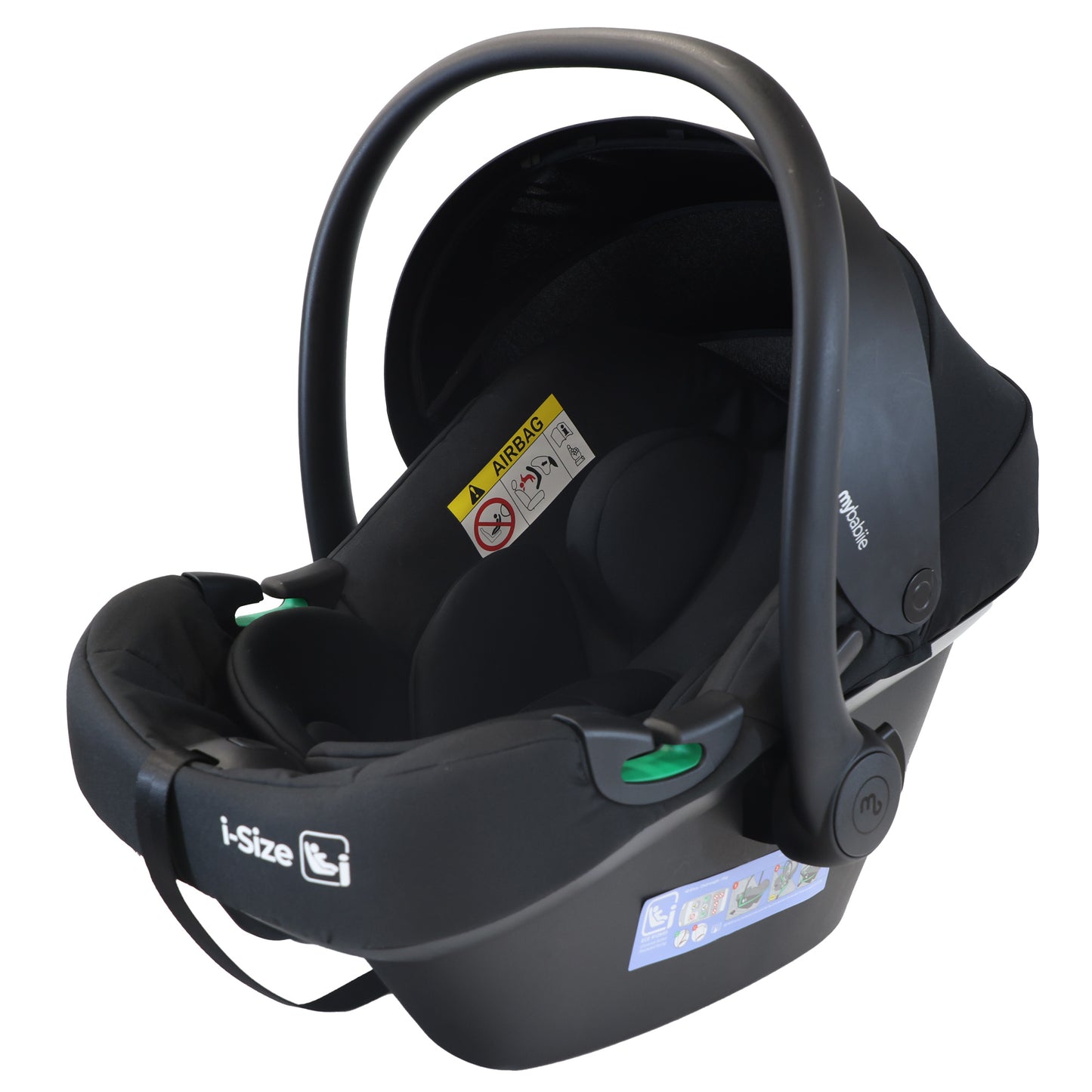 My Babiie MB450i 3 in 1 Travel System with i-Size Car Seat- Pastel Pink, Blue Steel , Ivory, Forest Green, Black