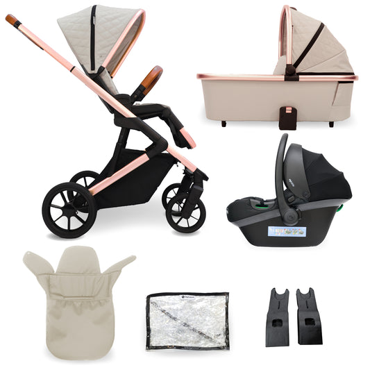 My Babiie MB500i 3-in-1 Travel System with i-Size Car Seat - in various colours