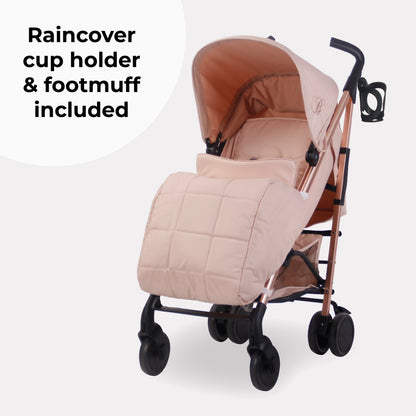 My Babiie MB51 Stroller - Fawn Leopard, Rose Gold Blush, Quilted Sage Green, Quilted Sand, Quilted Champagne, Quilted Aqua, Quilted Black