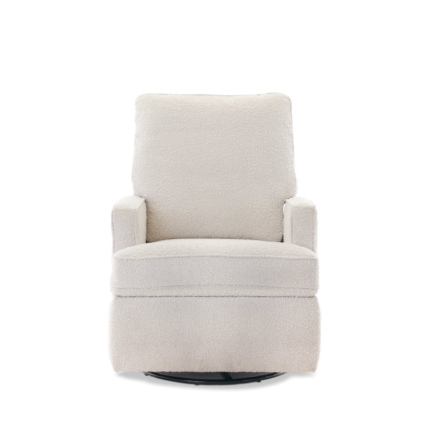 OBABY Madison Swivel Glider Recliner Chair - available in Bouclé Style, Oatmeal & Pebble