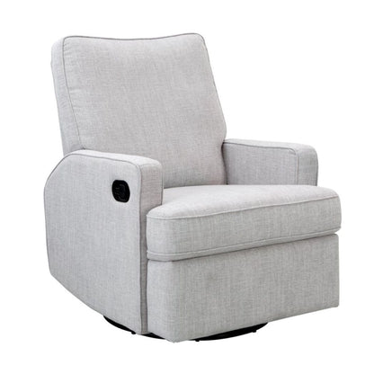 OBABY Madison Swivel Glider Recliner Chair - available in Bouclé Style, Oatmeal & Pebble