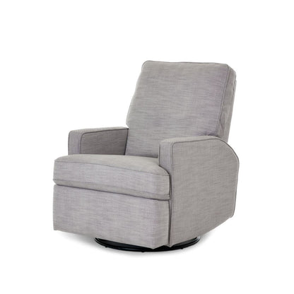 OBABY Madison Swivel Glider Recliner Chair - available in Bouclé Style, Oatmeal & Pebble