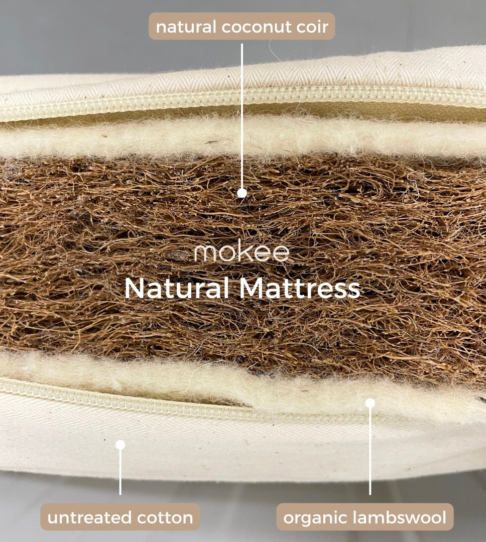 Mokee - Natural Cotbed Mattress ( 120x60 )