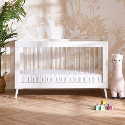 OBABY Maya Acrylic Cot Bed - Modern Scandinavian Design