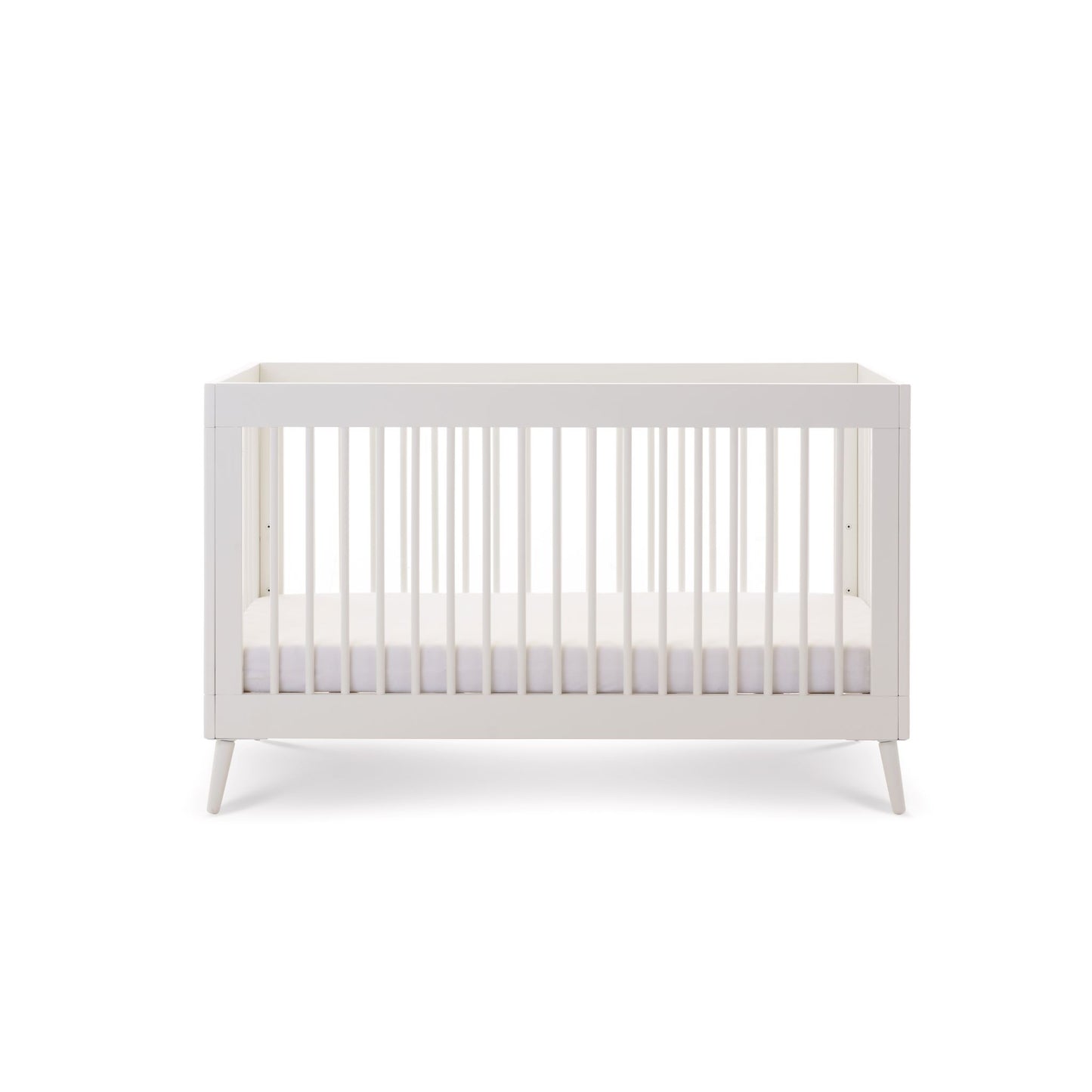 OBABY Maya Cot Bed - Available in Slate, Nordic White, and White with Natural Finish