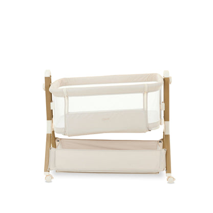 OBABY Cloud Bedside Crib – available in Oatmeal & Grey