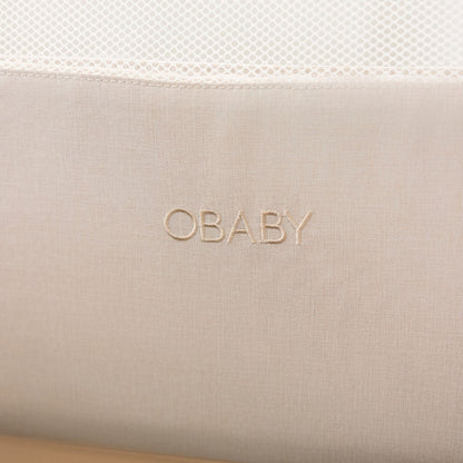 OBABY Cloud Bedside Crib – available in Oatmeal & Grey