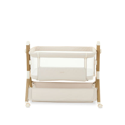 OBABY Cloud Bedside Crib – available in Oatmeal & Grey