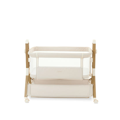 OBABY Cloud Bedside Crib – available in Oatmeal & Grey