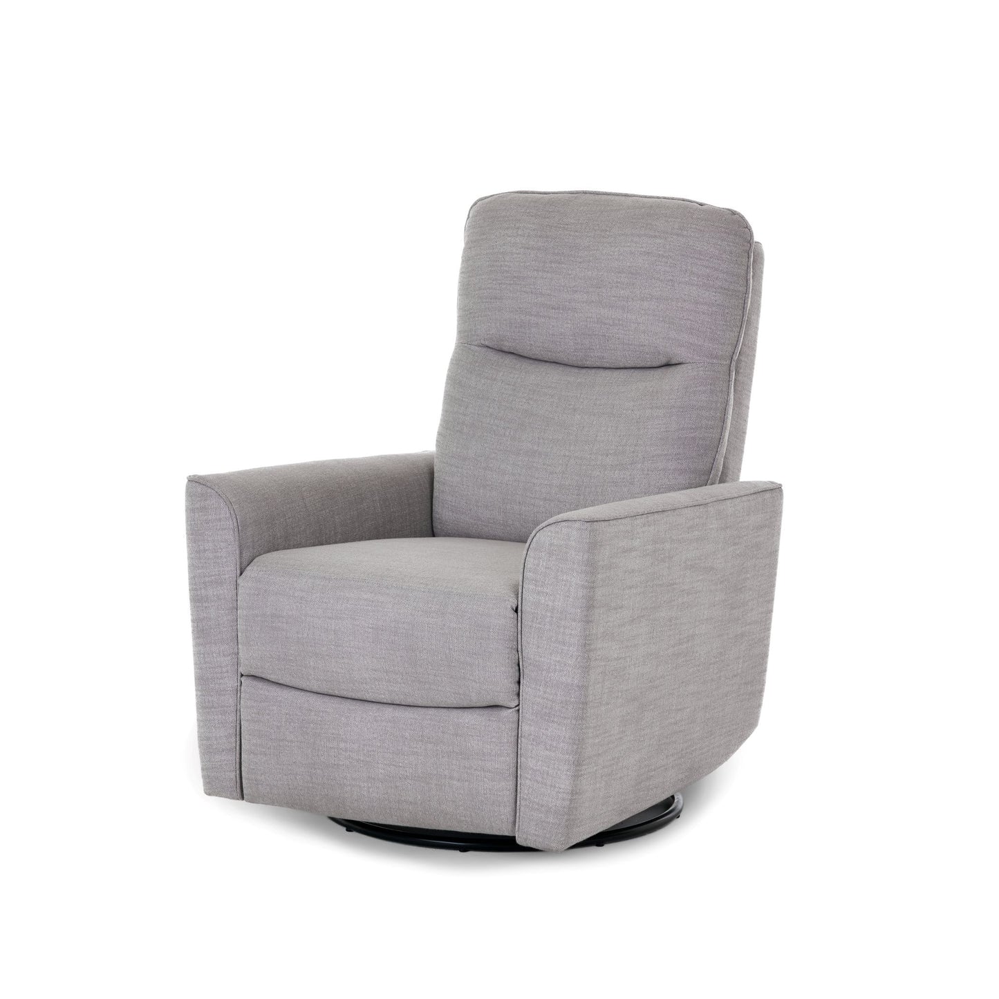 OBABY Savannah Swivel Glider Recliner Chair – Pebble & Oatmeal