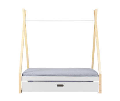 Mokee Tipi Bed Collection - White