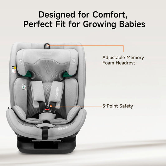 WELLDON Encore Pro Size Car Seat available in various colours
