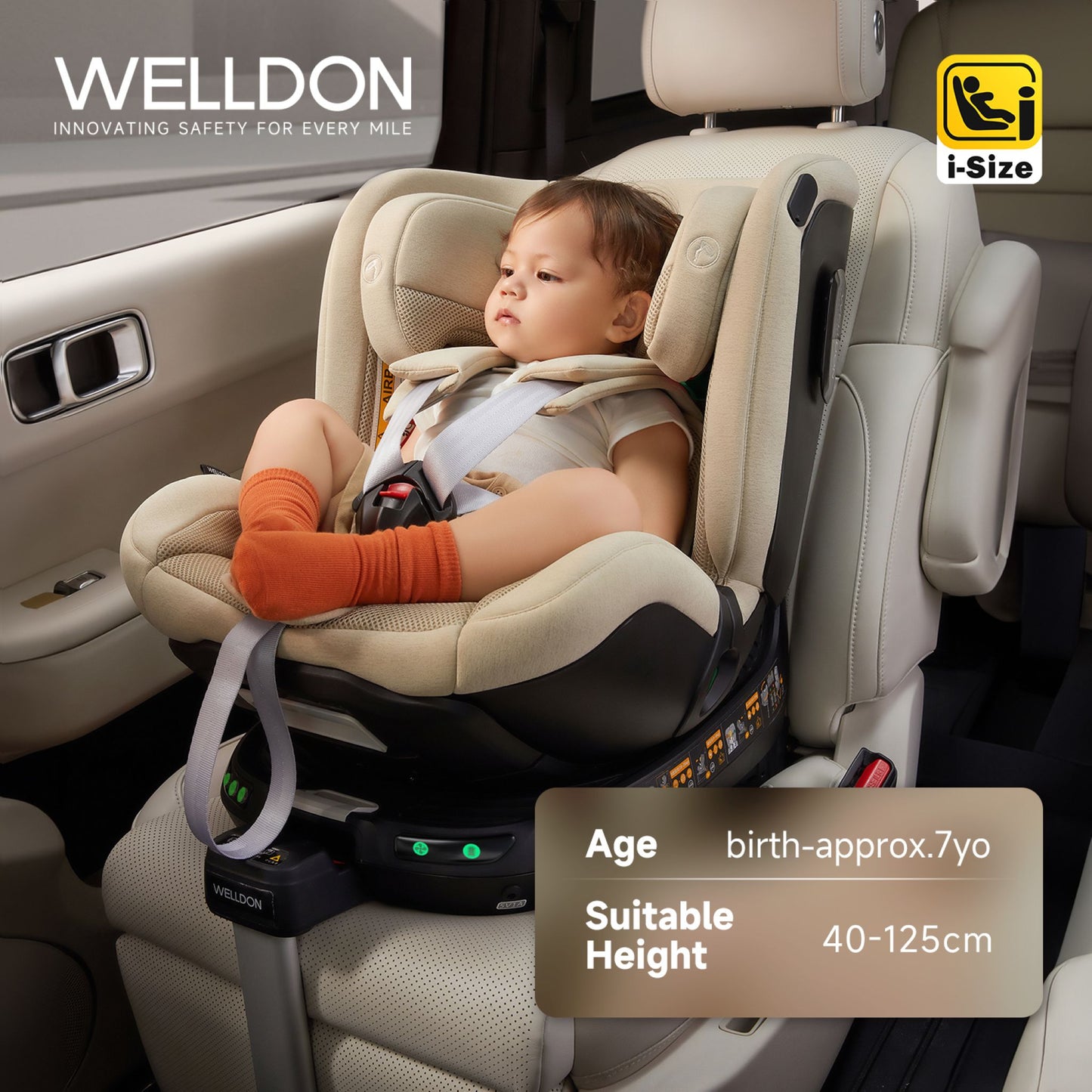 WELLDON SMART ROTATE 2 Pro+ Car Seat in various colours