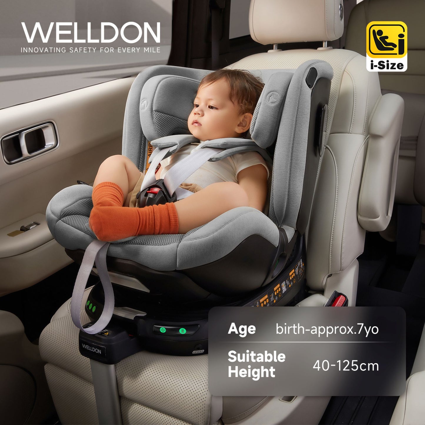 WELLDON SMART ROTATE 2 Pro+ Car Seat in various colours