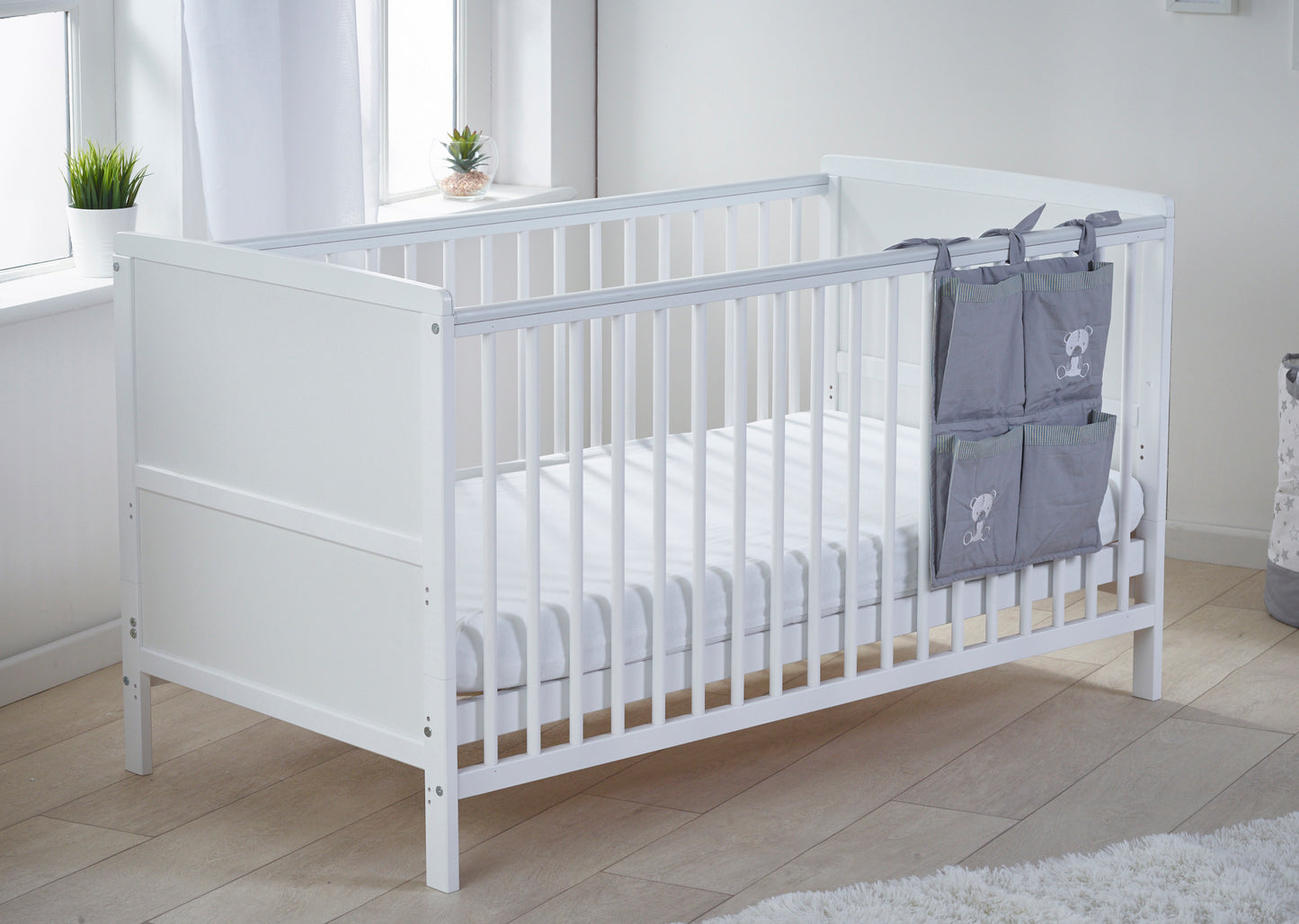 Kinder Valley 2-in-1 Sydney Cot Bed  - Grey